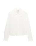 Pure Cotton Embroidered Collared Shirt