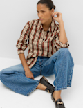 Pure Cotton Checked Shirt