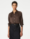 Satin Collared Shirt