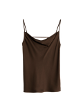 Satin Cowl Neck Cami Top