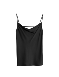 Satin Cowl Neck Cami Top