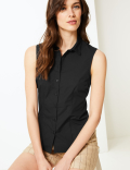 Cotton Rich Button Detailed Shirt