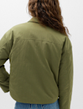Padded Collared Short Jacket