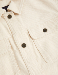 Pure Cotton Denim Utility Jacket