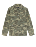 Cotton Rich Camo Utility Jacket
