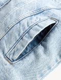 Pure Cotton Girlfriend Denim Jacket