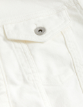 Cotton Rich Denim Jacket with Stretch