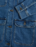 Cotton Rich Denim Utility Jacket