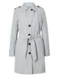 Button Detailed Trench Coat