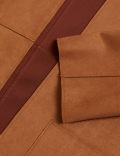Suedette Lightweight Collarless Jacket