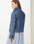 Button Detailed Denim Jacket