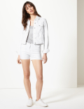 Button Detailed Denim Jacket