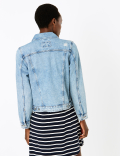 Denim Distressed Jacket