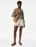 Cotton Rich Denim Jacket with Stretch