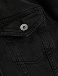 Cotton Rich Denim Jacket with Stretch