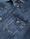 Denim Jacket with Stretch