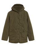 Textured Quilted Reversible Puffer Jacket