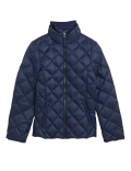 Feather & Down Quilted Puffer Jacket