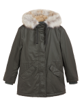 Waxed Stormwear™ Faux Fur Lined Parka Coat