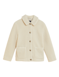 Teddy Textured Collared Jacket