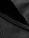 Faux Shearling Aviator Jacket