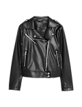 Faux Leather Biker Jacket