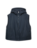 Waterproof Padded Hooded Cropped Gilet