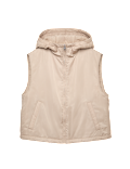 Waterproof Padded Hooded Cropped Gilet