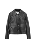 Faux Leather Lightweight Jacket