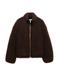Borg Funnel Neck Jacket