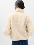 Borg Funnel Neck Jacket
