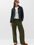 Feather & Down Padded Puffer Jacket