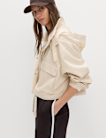 Pure Cotton Short Utility Jacket