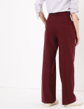 Straight Leg High Rise Trousers