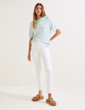 Printed Crew Neck Short Sleeve T-Shirt
