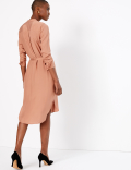 Button Detailed Shirt Dress