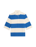 Striped Relaxed Polo Shirt