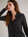 Pure Silk Long Sleeve Shirt