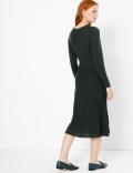 Merino Ribbed Knitted Dress