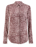 Pure Silk Printed Relaxed Fit Shirt