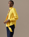 Tie Neck Long Sleeve Blouse