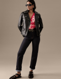 Cupro Rich Printed V-Neck Blouse