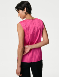 Plisse Vest Top