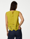 Pure Cotton Embroidered Top