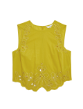 Pure Cotton Embroidered Top