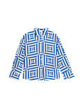 Geometric Collared Shirt