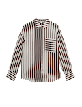 Pure Ramie Striped Shirt