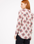 Printed Crepe Shirt