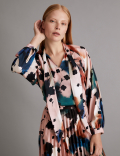 Satin Printed Blouse