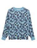Floral Print Long Sleeve Sweatshirt